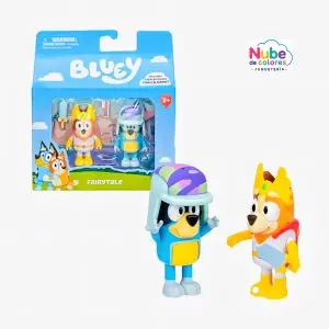 2 FIGURAS BLUEY CUENTO DE HADAS