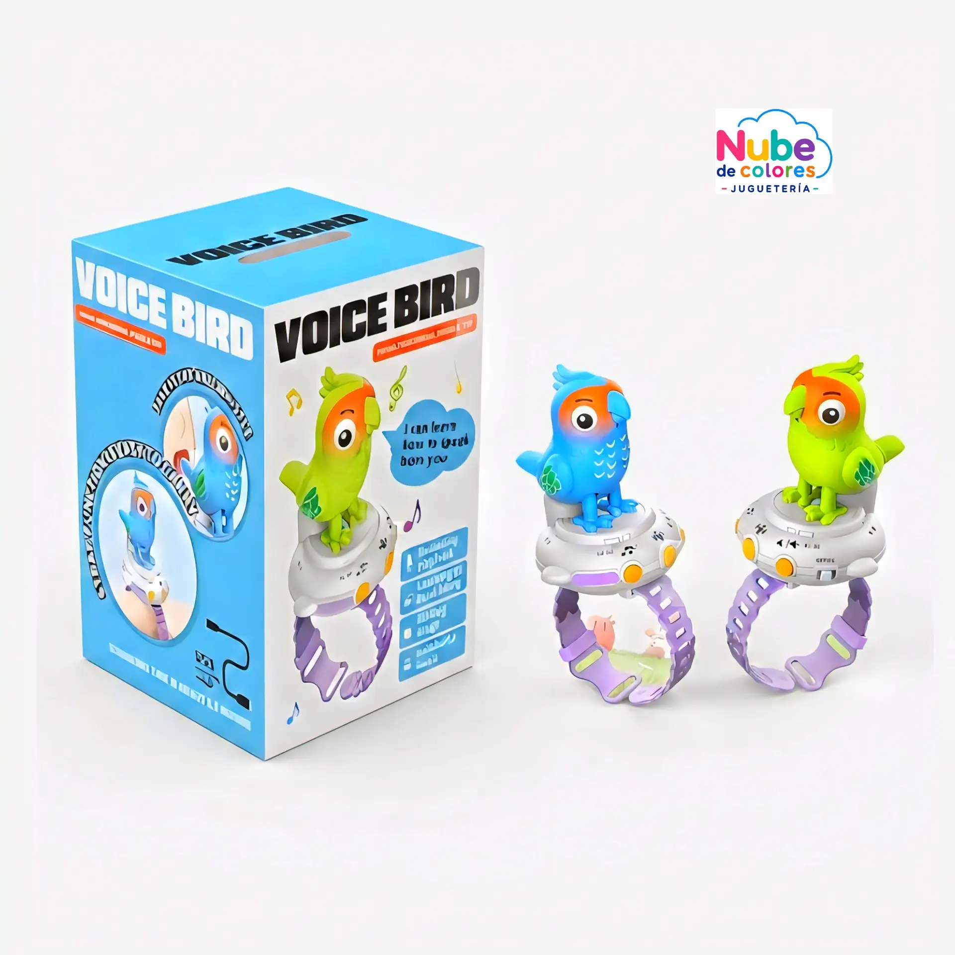 RELOJ PÁJARO PARLANCHÍN