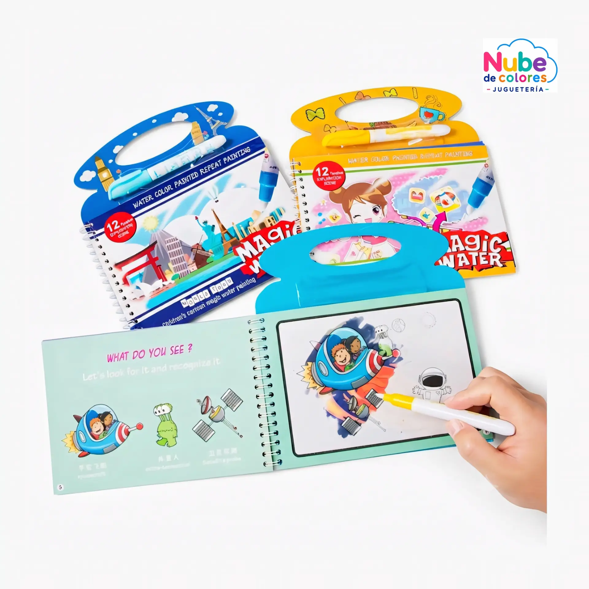 LIBRO PINTAR CON AGUA