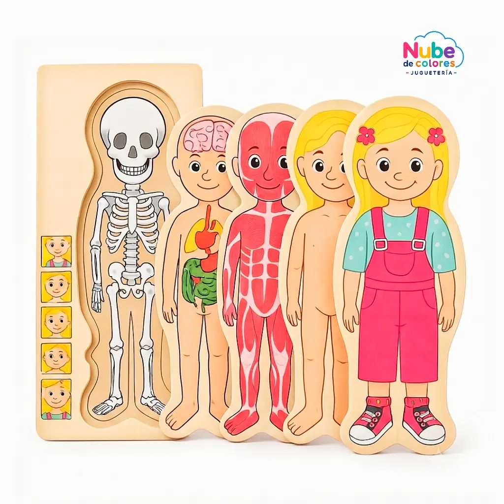 PUZLE CUERPO HUMANO NIÑA