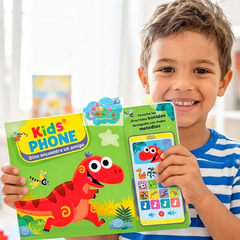 LIBRO DINO TELÉFONO INTERACTIVO - Imagen 4
