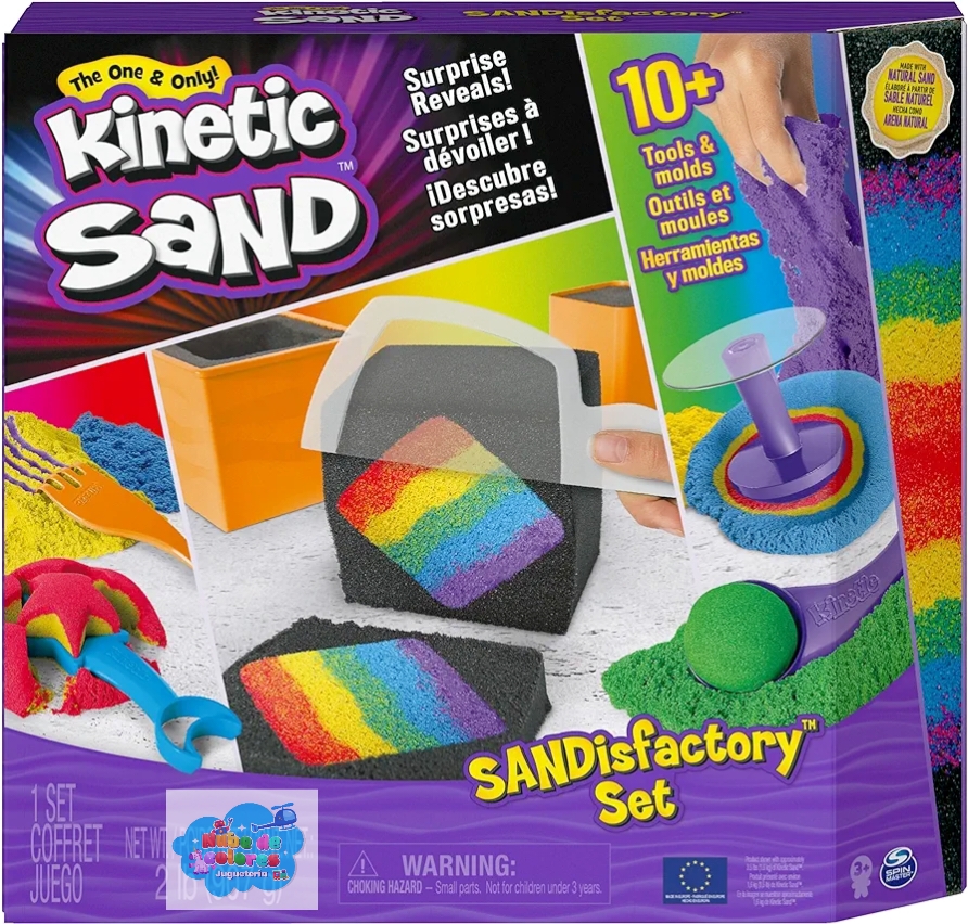 KINETIC SAND - SANDISFACTORY SET