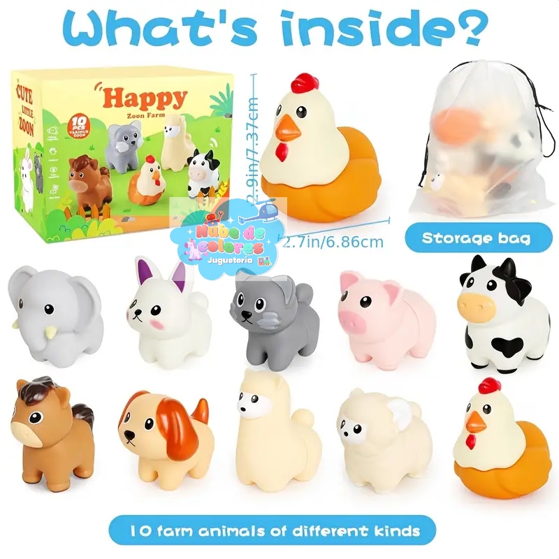 HAPPY ZOON FARM - ANIMALES ENCAJES - Imagen 2