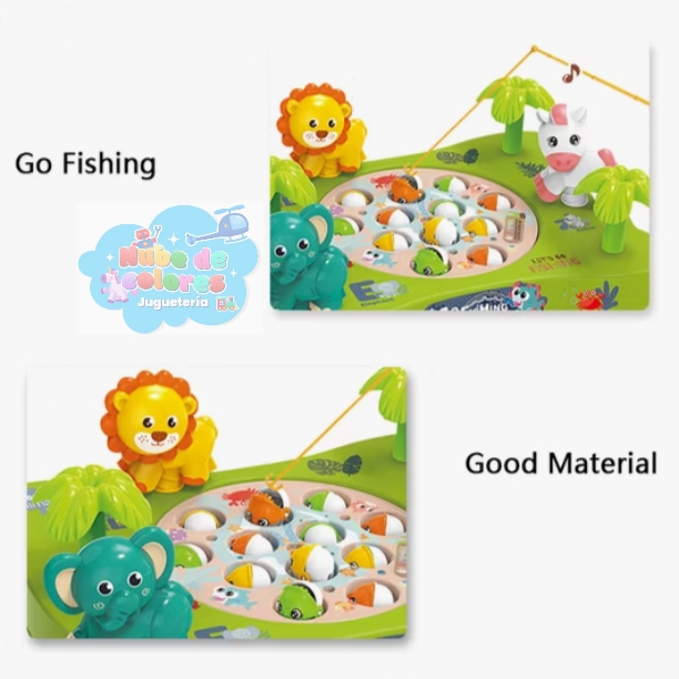 TABLERO PESCA GIRATORIA MUSICAL - Imagen 3