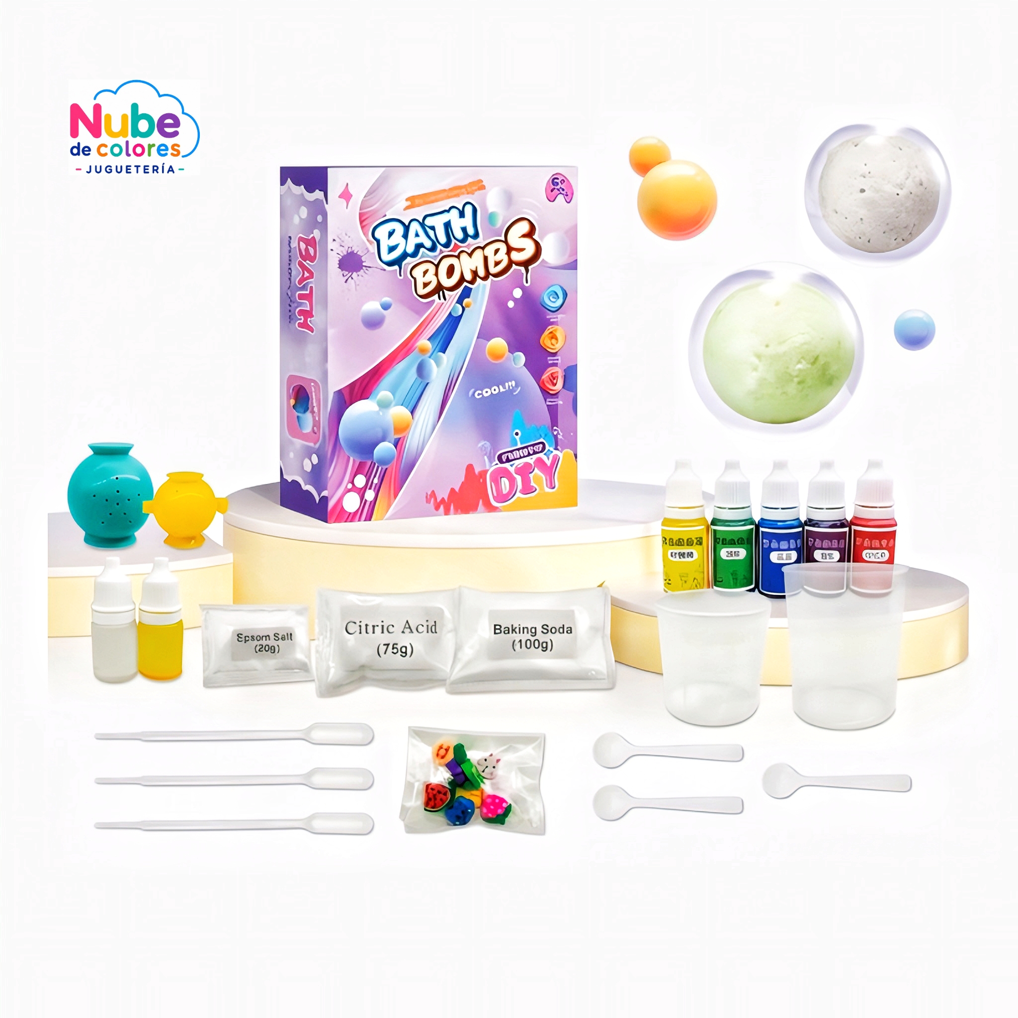 KIT BOMBAS DE BAÑO DIY