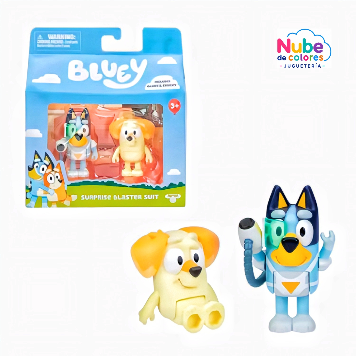 2 FIGURAS BLUEY PISTOLAS