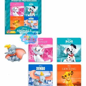 MALETA 4 LIBROS "DISNEY ANIMALES"