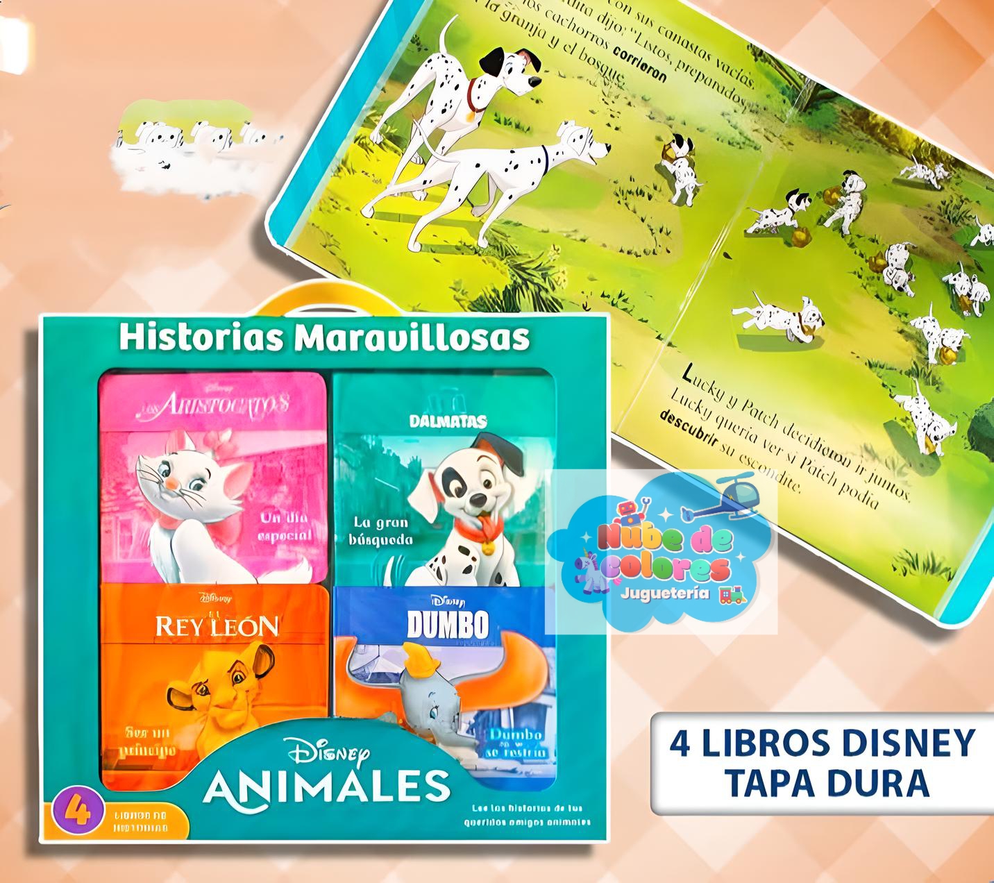 MALETA 4 LIBROS "DISNEY ANIMALES" - Imagen 2