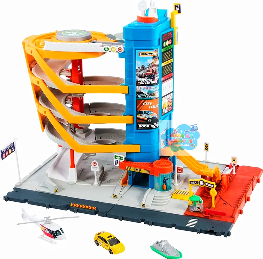 MATCHBOX - CENTRO DE TRANSPORTE CON 5 NIVELES