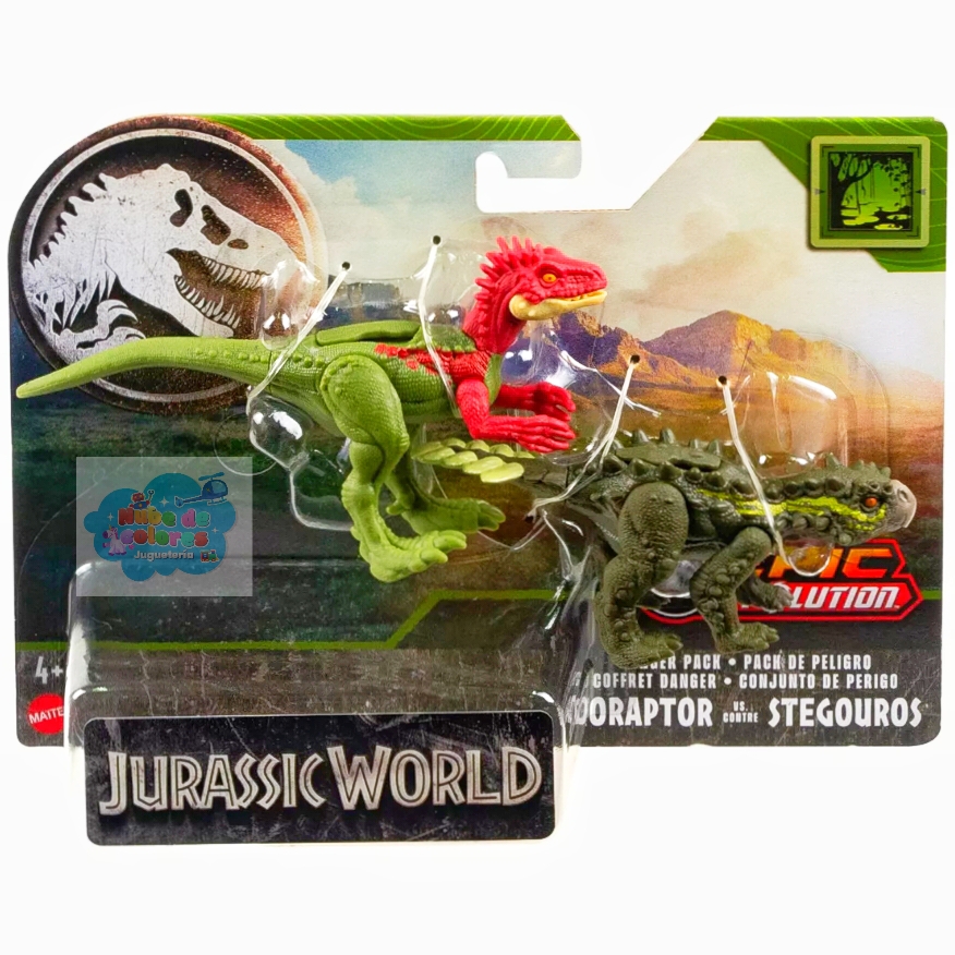 JURASSIC WORLD - EORAPTOR VS STEGOUROS - Imagen 6