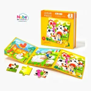 PUZLE IMANTADO 3 EN 1 - LA GRANJA