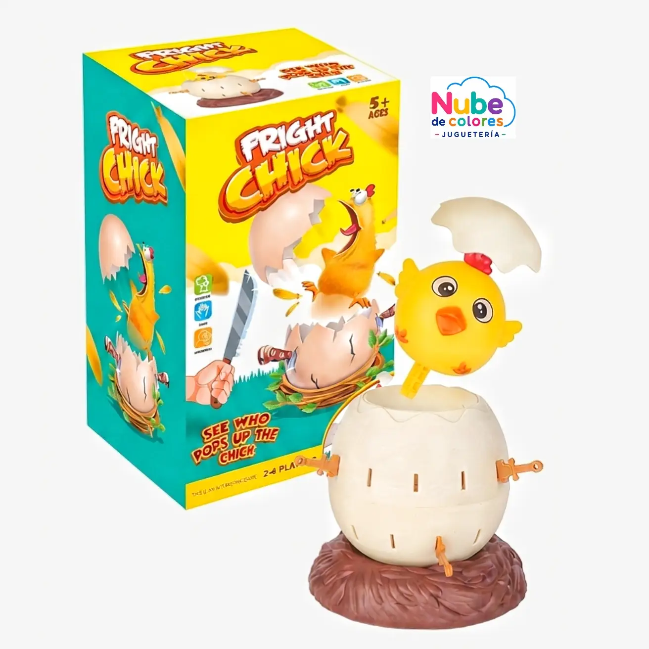 JUEGO POLLO QUE SALTA DE SU HUEVO XL