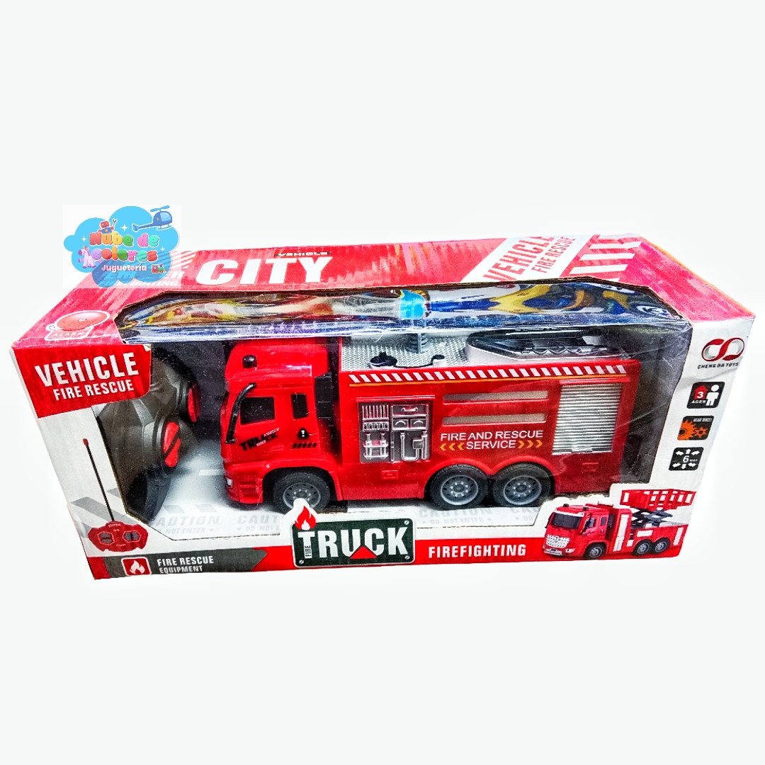 CAMIÓN DE BOMBEROS A CONTROL REMOTO - Imagen 3