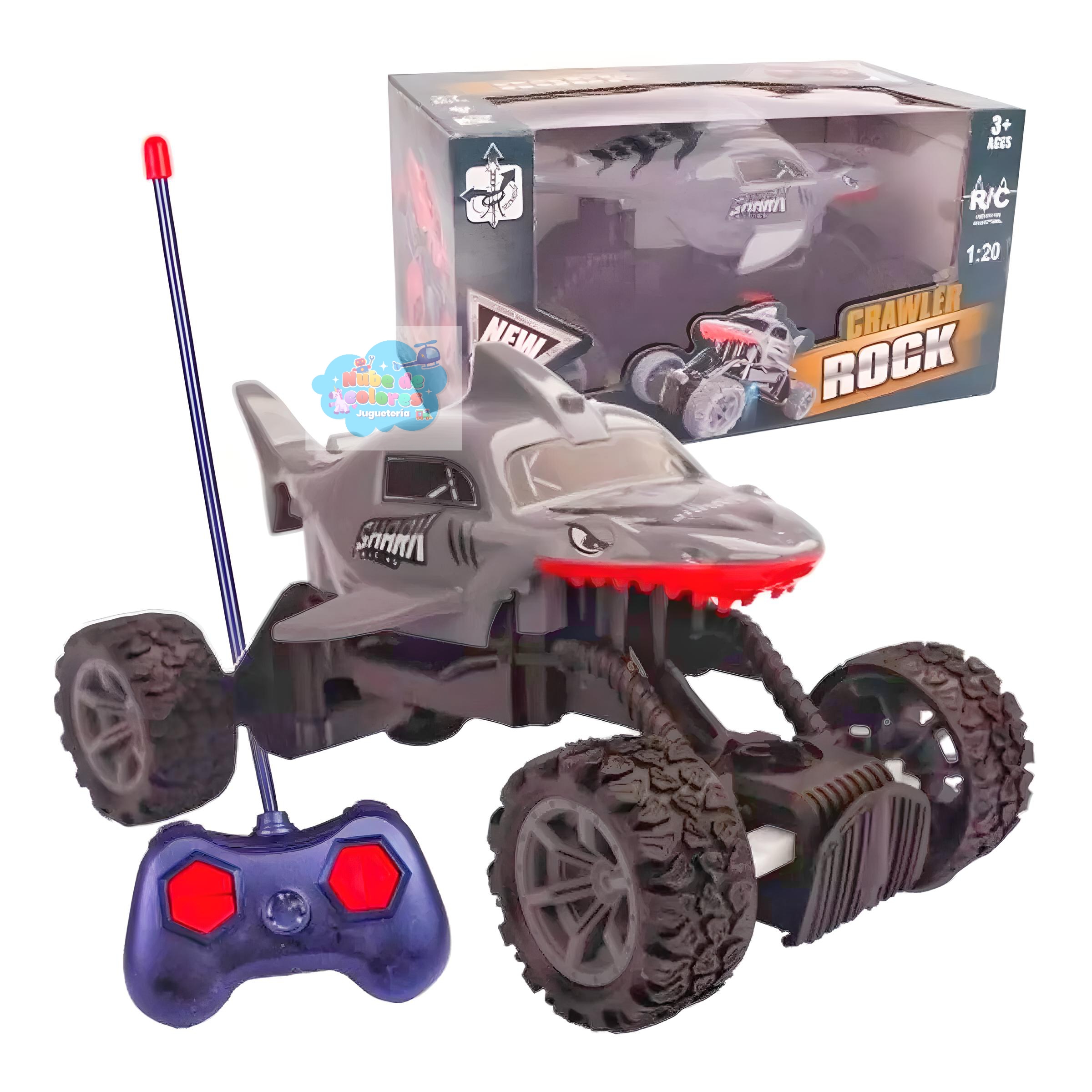 CRAWLER ROCK 4X4 - TIBURÓN CONTROL REMOTO