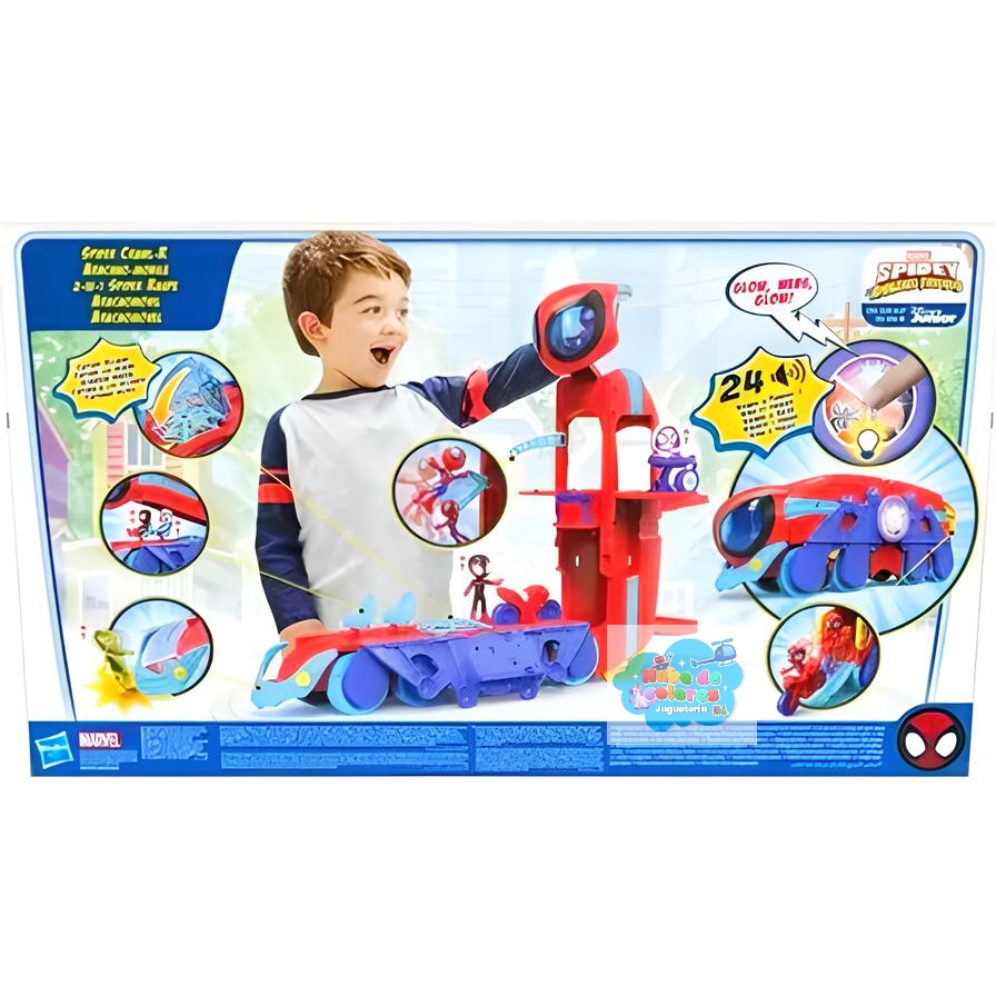 SPIDEY & FRIENDS - ARACNOMÓVIL 2 EN 1 - Imagen 9