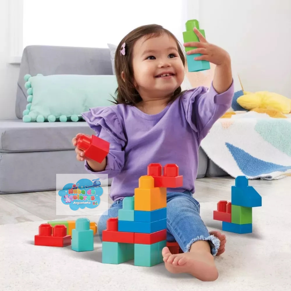 MEGA BLOKS - BLOQUES CONSTRUCCIÓN 100 PCS. - Imagen 6