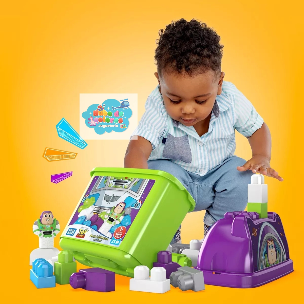 MEGA BLOKS - CUBETA BUZZ LIGHTYEAR - Imagen 2