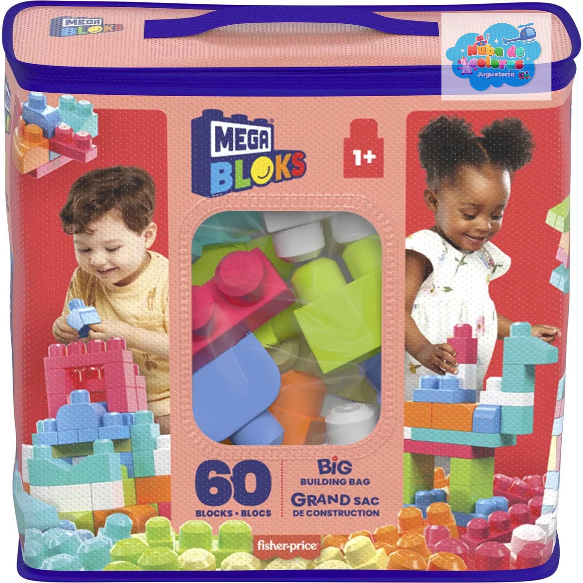 MEGA BLOKS - BLOQUES CONSTRUCCIÓN 60 PCS. - Imagen 6