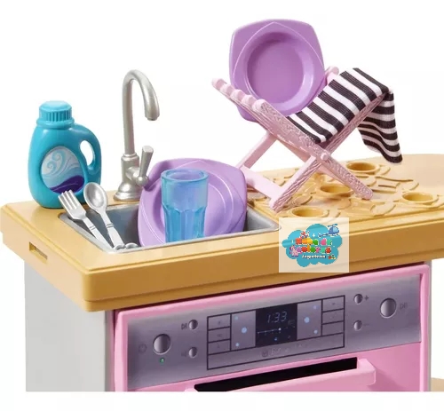 BARBIE - MUEBLES Y DECORACIÓN LAVAPLATOS - Imagen 3