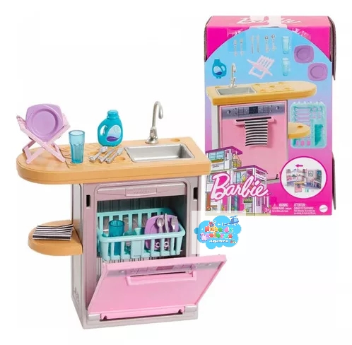 BARBIE - MUEBLES Y DECORACIÓN LAVAPLATOS
