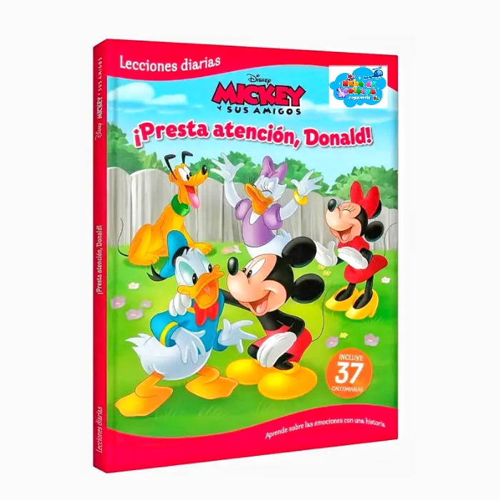 LIBRO SOBRE LAS EMOCIONES - PATO DONALD Y MICKEY MOUSE