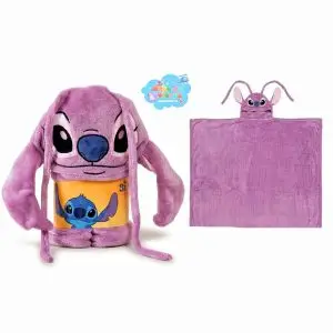 MANTA CON CAPUCHA 3D - STITCH