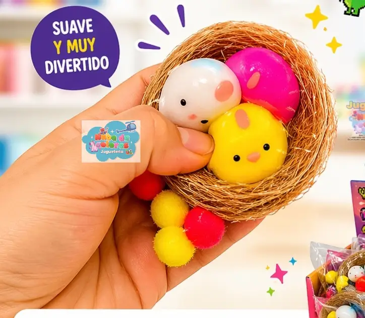 NIDO DE POLLITOS - SQUISHY TABA TABA - Imagen 2