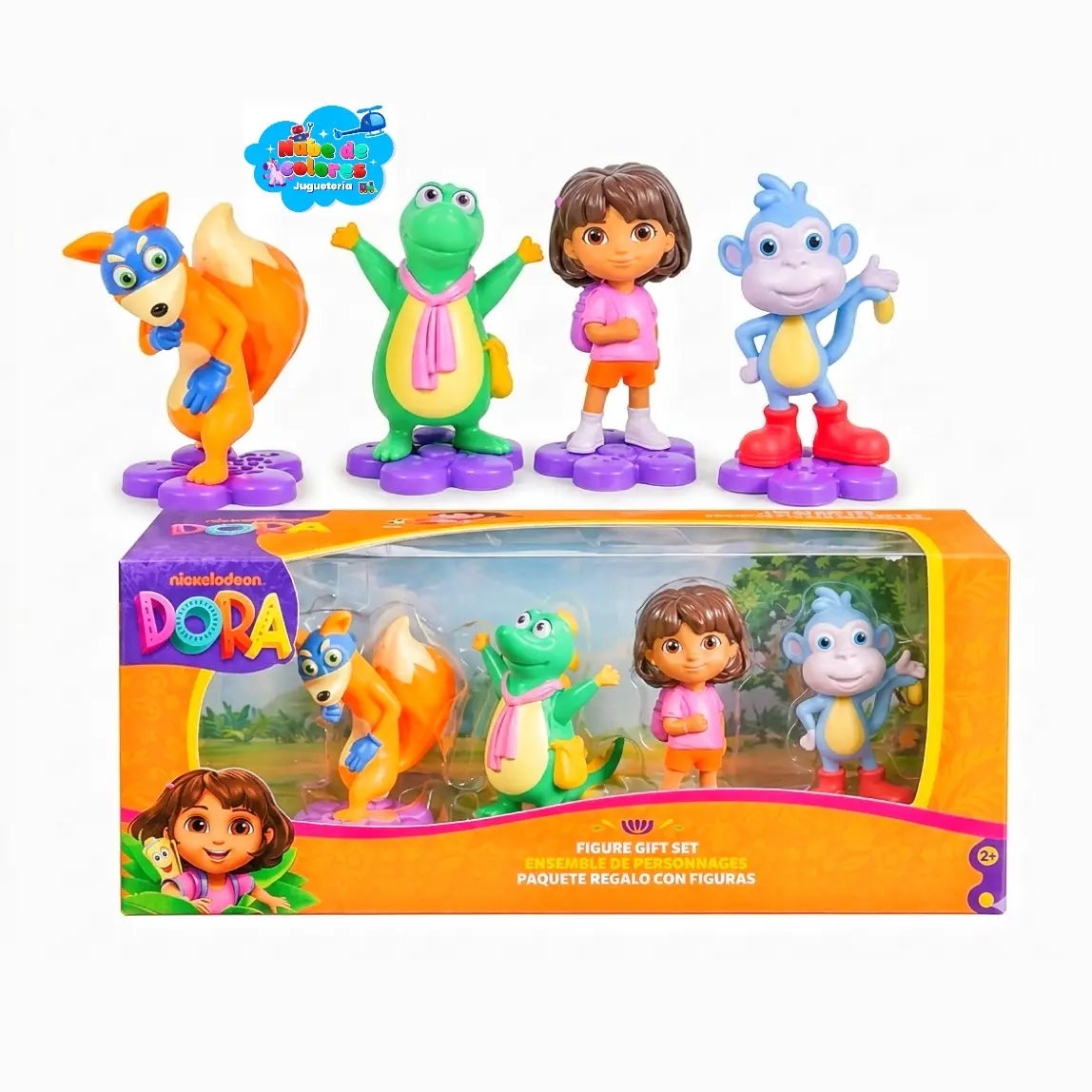 DORA LA EXPLORADORA 4 FIGURAS