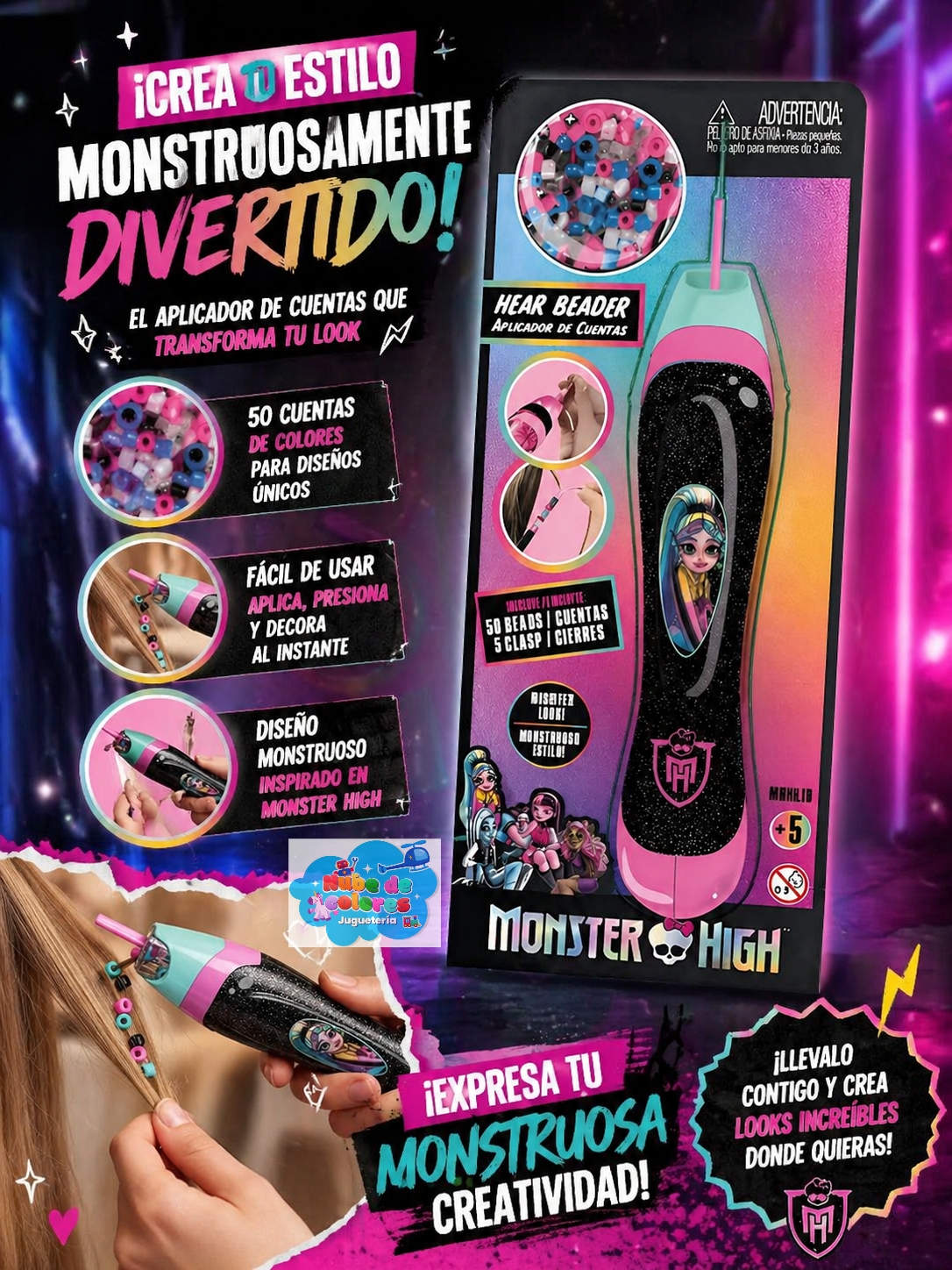 APLICADOR DE CUENTAS - MONSTER HIGH