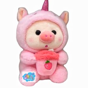 CERDO DISFRAZ UNICORNIO ROSA