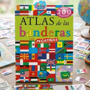 ATLAS DE LAS BANDERAS CON PEGATINAS