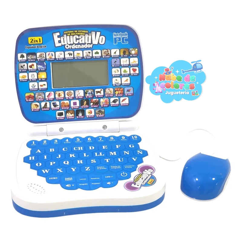 COMPUTADOR EDUCATIVO AZUL - Imagen 11