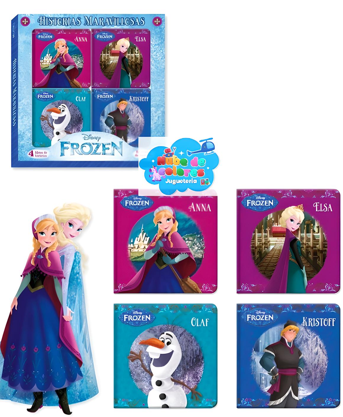 MALETA 4 LIBROS "DISNEY FROZEN"