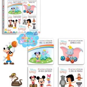 MALETA 4 LIBROS "DISNEY BABY"