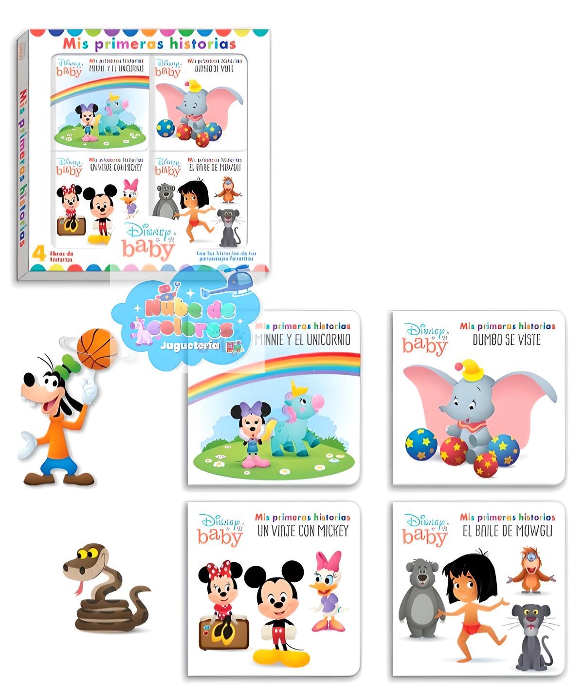 MALETA 4 LIBROS "DISNEY BABY"