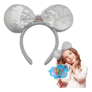 CINTILLO OREJAS "MICKEY PLATEADO"