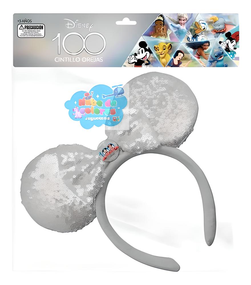 CINTILLO OREJAS "MICKEY PLATEADO" - Imagen 3