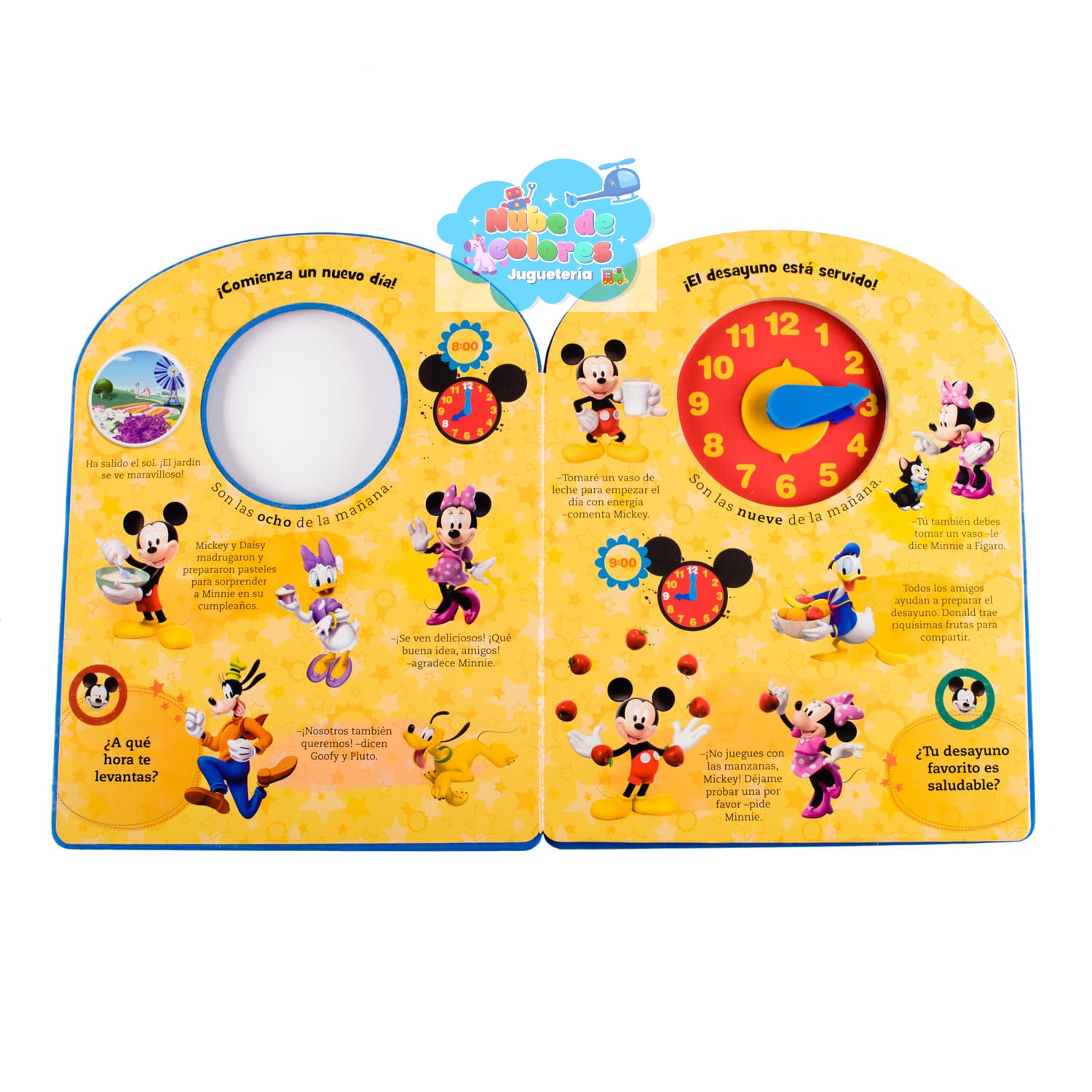 MICKEY MOUSE LIBRO "MI PRIMER RELOJ" - Imagen 5