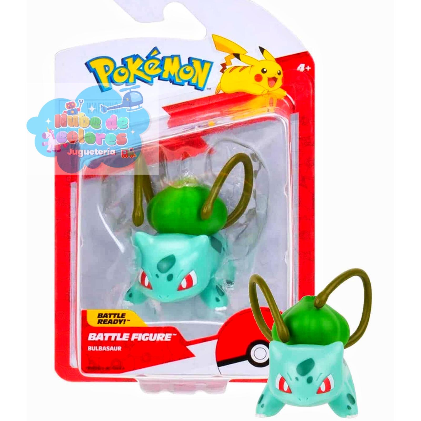BULBASAUR FIGURA DE BATALLA - POKÉMON