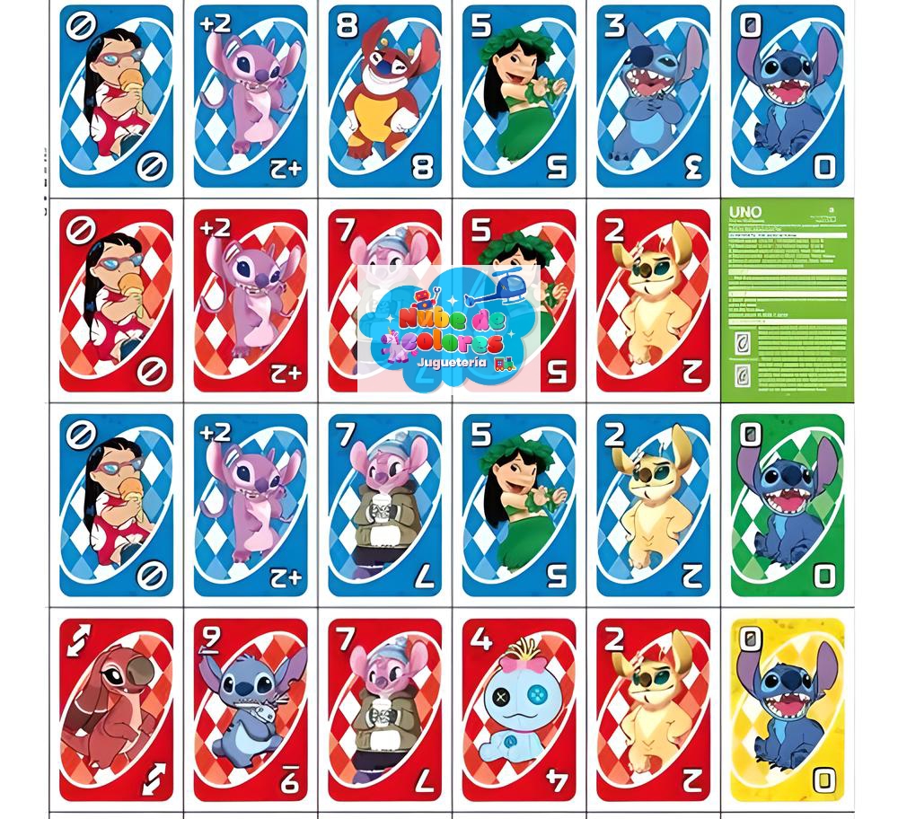 JUEGO CARTAS UNO "LILO Y STITCH" - Imagen 3