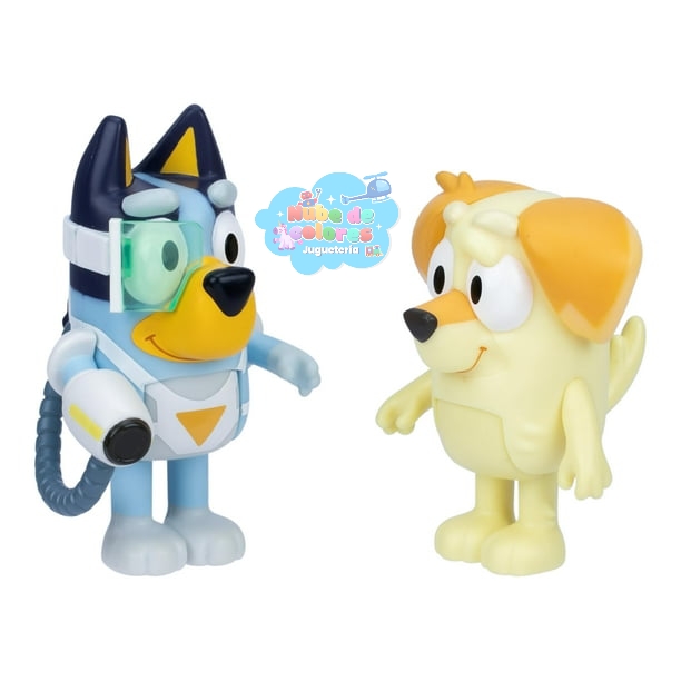 2 FIGURAS BLUEY PISTOLAS - Imagen 2