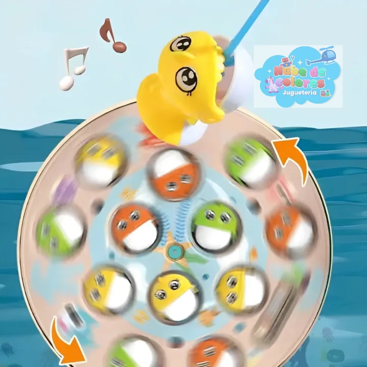 TABLERO PESCA GIRATORIA MUSICAL - Imagen 4