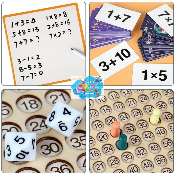 TABLEROS MATEMÁTICOS SUMAS Y MULTIPLICACIÓN - Imagen 8