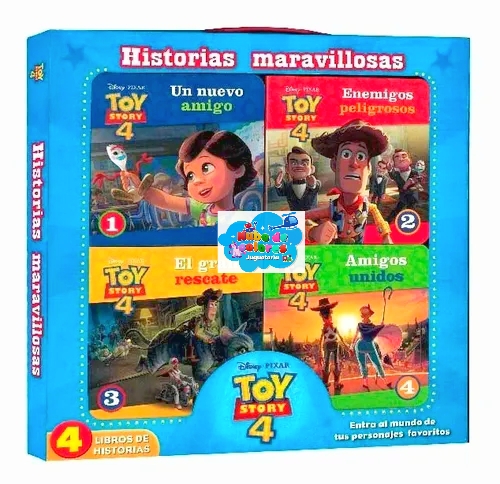 MALETA 4 LIBROS "TOY STORY 4"