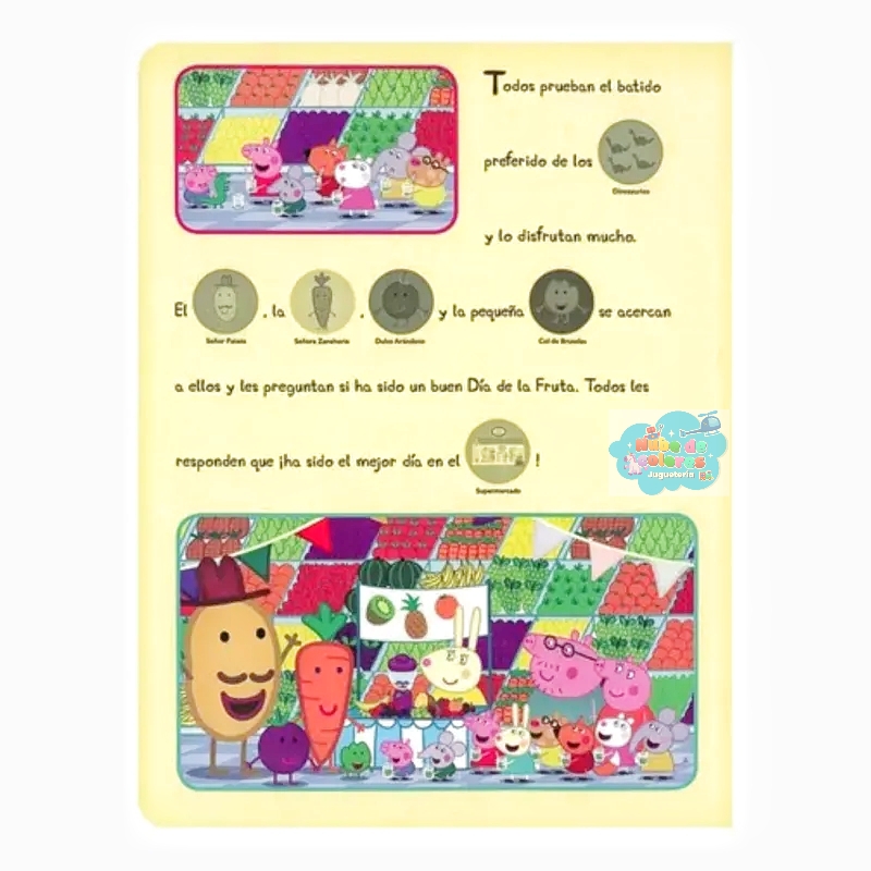LIBRO ACTIVIDADES PEPPA PIG 95 STICKERS - Imagen 2