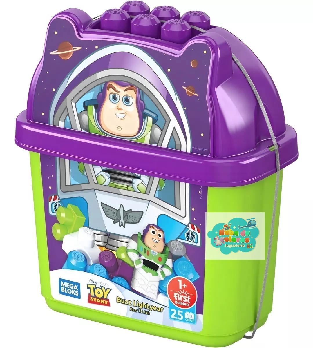 MEGA BLOKS - CUBETA BUZZ LIGHTYEAR - Imagen 3
