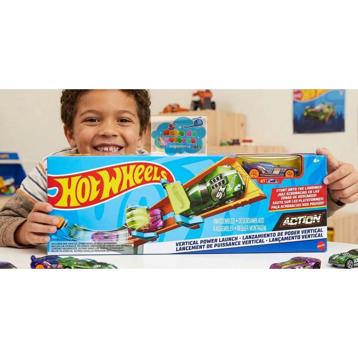 LANZAMIENTO DE PODER VERTICAL - HOT WHEELS - Imagen 5