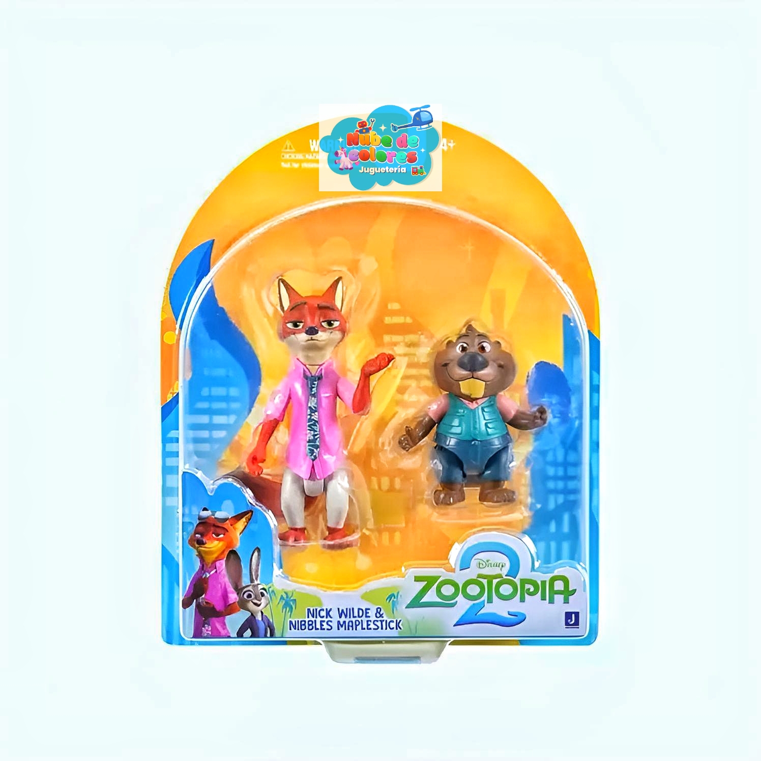 ZOOTOPIA 2 FIGURAS - NICK WILDE Y NIBBLES MAPLESTICK - Imagen 4