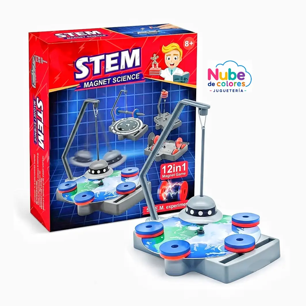 KIT CIENCIA MAGNÉTICA 12 EN 1