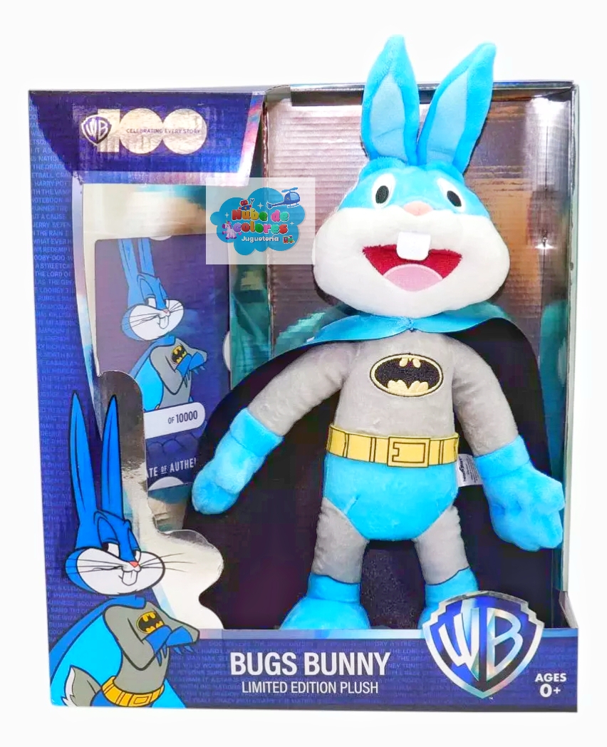 WARNER BROS - PELUCHE BUGS BUNNY BATMAN - Imagen 2
